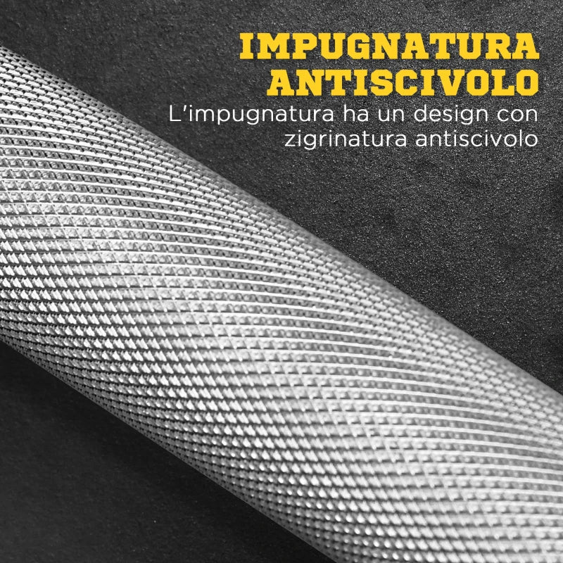 HOMCOM Set di Manubri Regolabile, Set Bilanciere e Dischi 70kg, 8 Dischi Pesi Rivestiti in Plastica e Barra in Metallo, 140x38.5x38.5cm, Nero