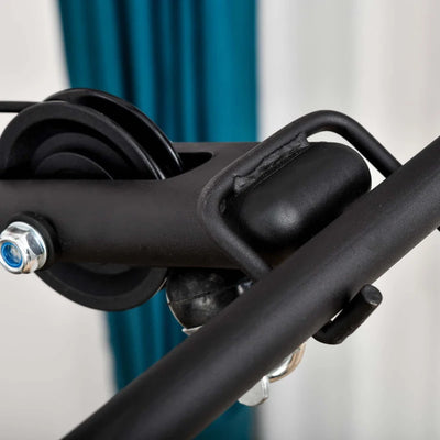 HOMCOM Stazione Fitness Palestra Multifunzione per Allenamento a Casa e Professionale, Acciaio 150x110x210cm Nero