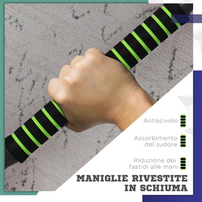 SPORTNOW Pesi da Palestra Set 4 in 1 da 40kg totali, utilizzabile come Kettlebell, Manubri e Bilancieri