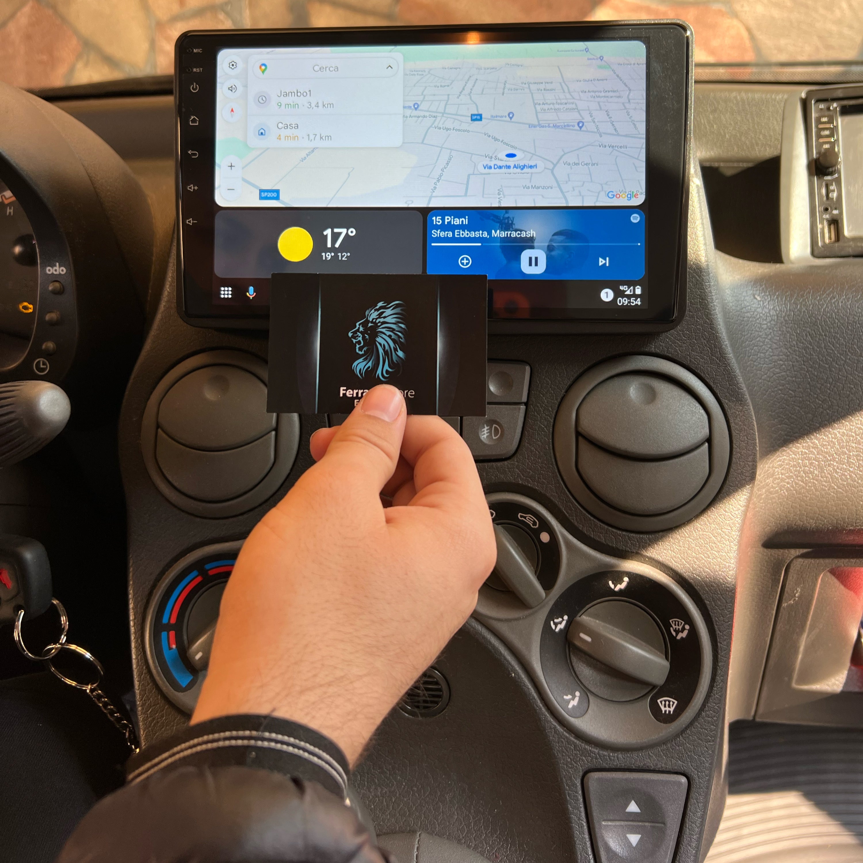 Autoradio per FIAT Panda 2a Serie [ANDROID] - Sistema auto Intelligente, 2Din 9"Pollici, GPS, Navigatore, Wifi