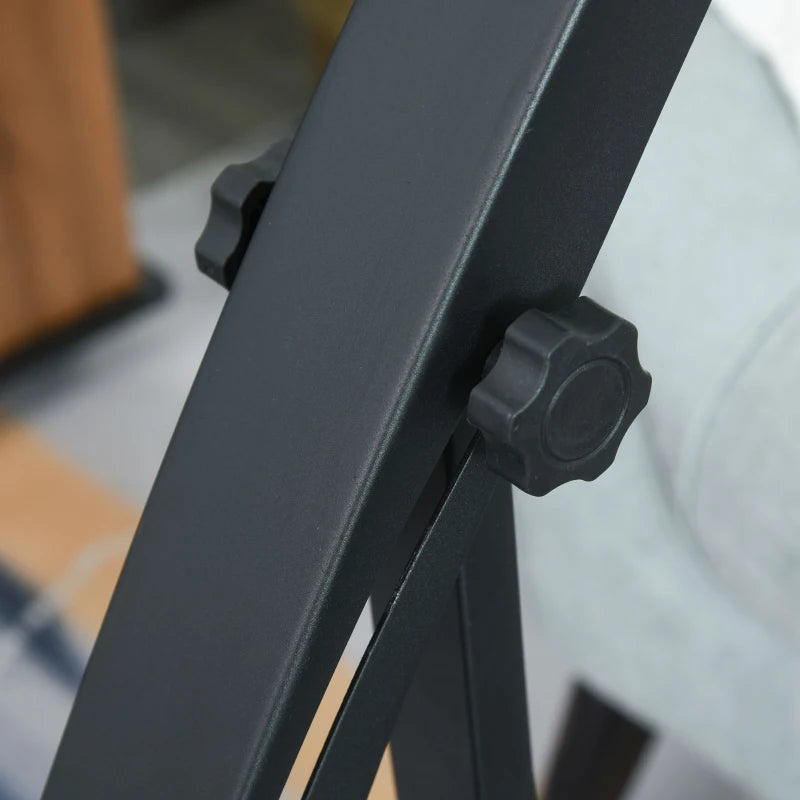 HOMCOM Pedaliera Braccia e Gambe da Divano o Poltrona con Schermo LED, Altezza e Intensità Regolabile, Nero, 40x42.5x100cm