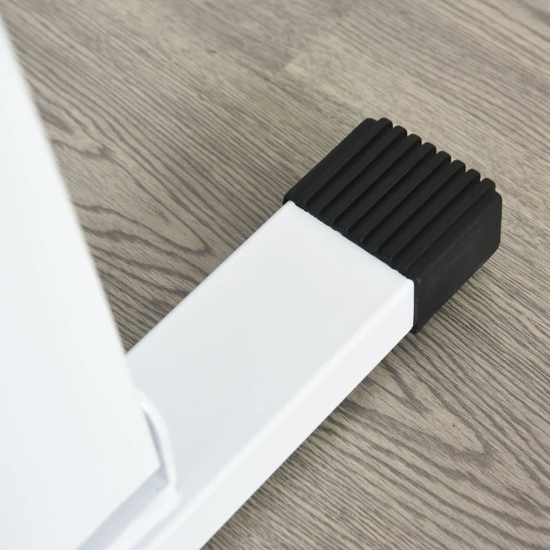 HOMCOM Pedaliera Braccia e Gambe da Divano o Poltrona con Schermo LED, Altezza e Intensità Regolabile, Bianco, 40x42.5x100cm