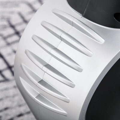 HOMCOM Ellittica da Casa Magnetica con Schermo LCD, 8 Livelli di Resistenza e Sedile Regolabile, 103x62x151cm Nero