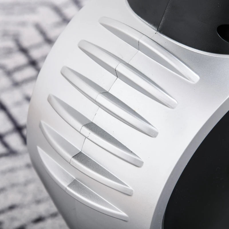 HOMCOM Ellittica da Casa Magnetica con Schermo LCD, 8 Livelli di Resistenza e Sedile Regolabile, 103x62x151cm Nero