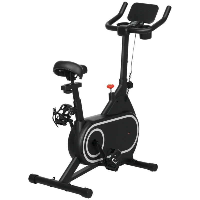 SPORTNOW Cyclette Magnetica con Volano da 4kg, Manubrio e Sellino Regolabili
