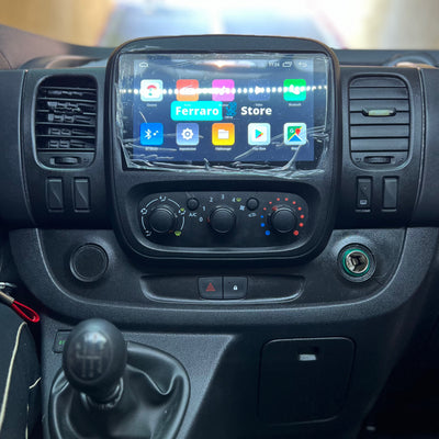 Autoradio per Renault Trafic 3 | NV300 | Talento | Vivaro | Express 9" | Android | Bluetooth | CarPlay | Android Auto | 2GB/4GB/6GB/8GB Ram