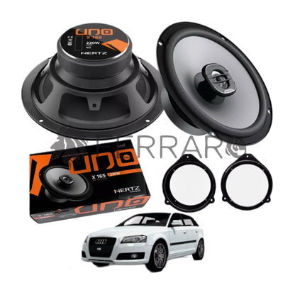 Hertz Kit 2 Casse | X 165 | Anteriori | Audi A3 8P dal 2003-2013