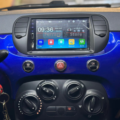 Autoradio per Fiat 500s 7" | 2007-2014 | Bluetooth | Radio | USB | CarPlay + Android Auto