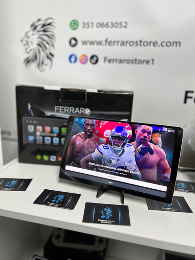 Autoradio Universale Fisso (Android) 2Din 10.1" 2K, Bluetooth, CarPlay, Android Auto, 4/64GB Ram
