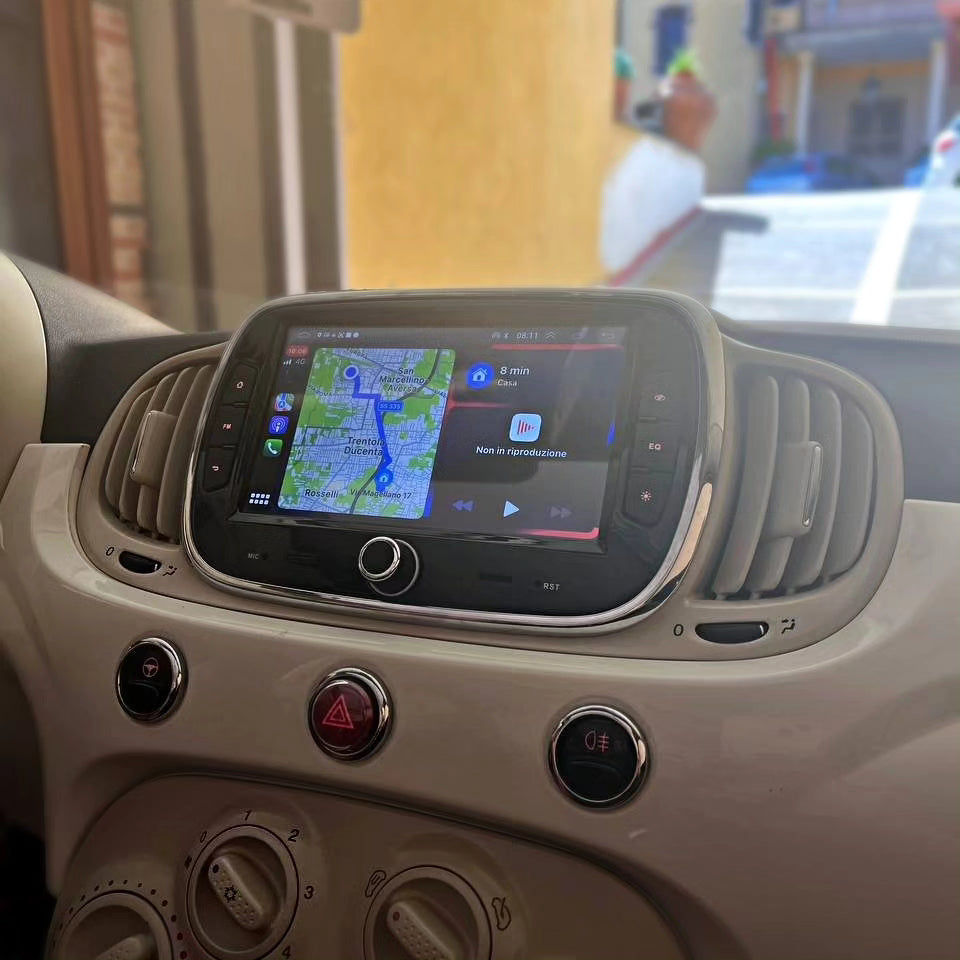 Autoradio per FIAT 500s [2016 - 2019] - Sistema auto Intelligente, 2Din 7"Pollici, GPS, Navigatore, CarPlay & Android Auto