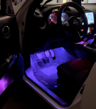 Ambient Light per Nissan Juke, Universale, Luci Ambiente con Comando da App, RGB Led, Led Dinamico