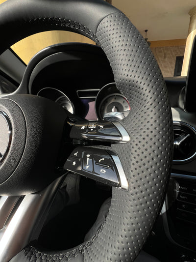 Volante per Mercedes, Nera, Linea Nera, Perforazione, AMG