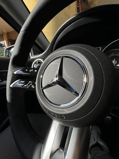 Volante per Mercedes, Nera, Linea Nera, Perforazione, AMG