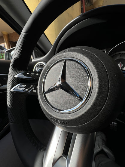 Volante per Mercedes, Nera, Linea Nera, Perforazione, AMG