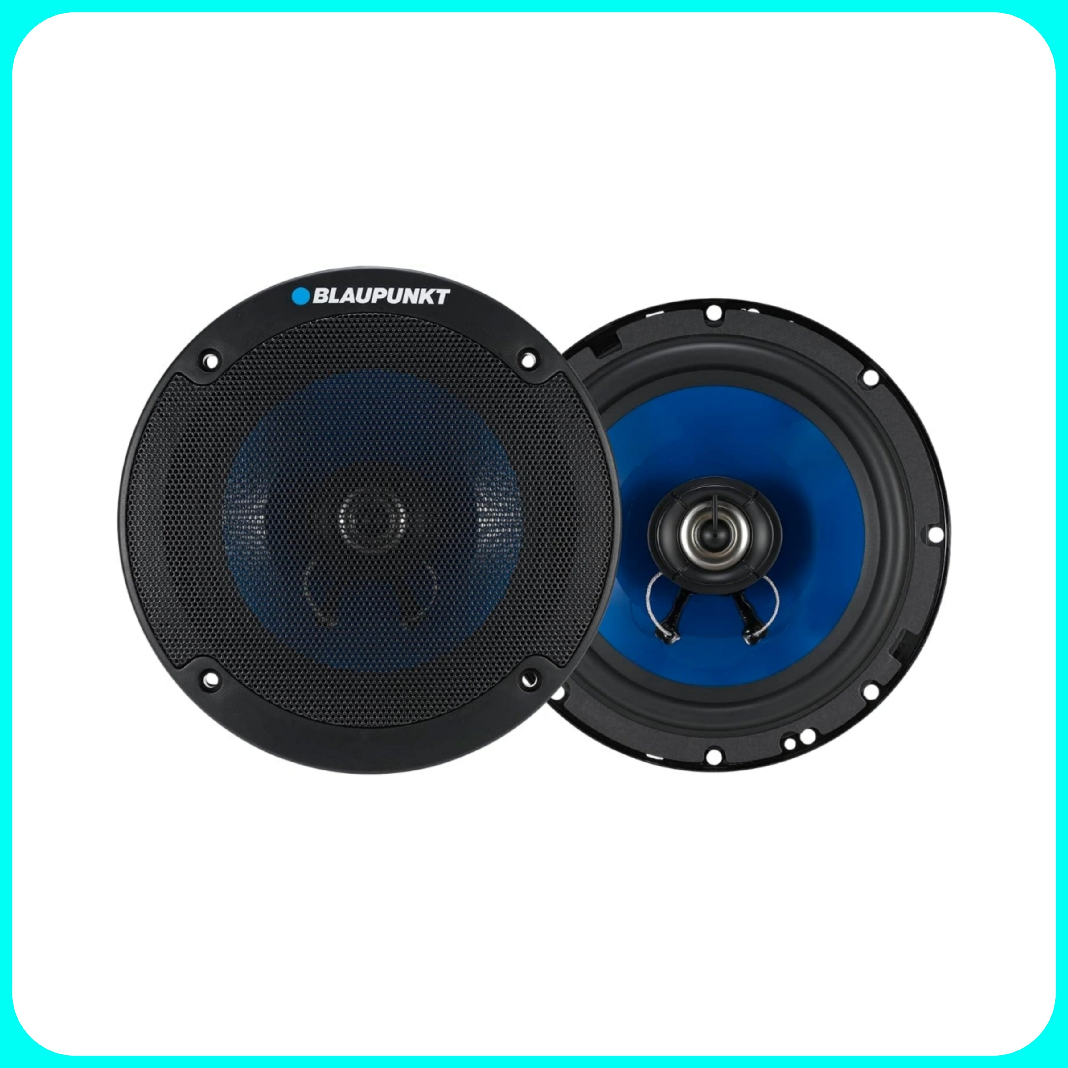 Pair of Speakers for Fiat Panda Third Series - Blaupunk, 2 Way, Coaxial 5.2 16cm, 250w