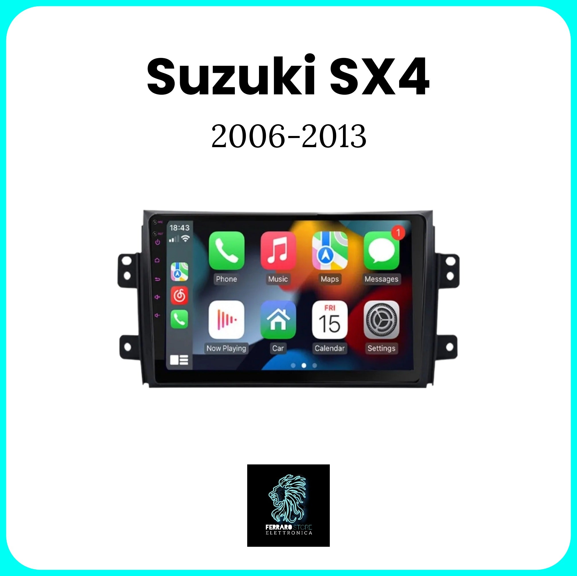 Autoradio Suzuki SX4 [2006-2013] - Sistema auto Intelligente, 2Din 10.1"Pollici, GPS, Navigatore, Wifi