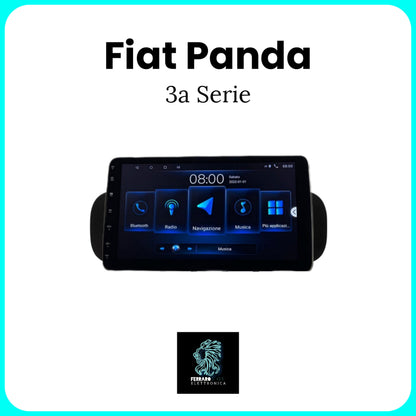 Autoradio per Fiat PANDA 3a [2013-2020] - 1Din 10Pollici Android, GPS,  Bluetooth, Radio, Navigatore, Wifi, PlayStore