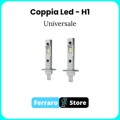 H1 Universal LED Bulbs - 15000 Lumen, White LED Bulbs 6500K, IP65