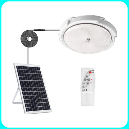 400w LED ceiling light - with Solar Panel, Twilight Sensor Lighthouse, External