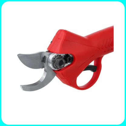 Battery-powered pruning shears - branch cutting shears, 48v with double battery, free carrying case.