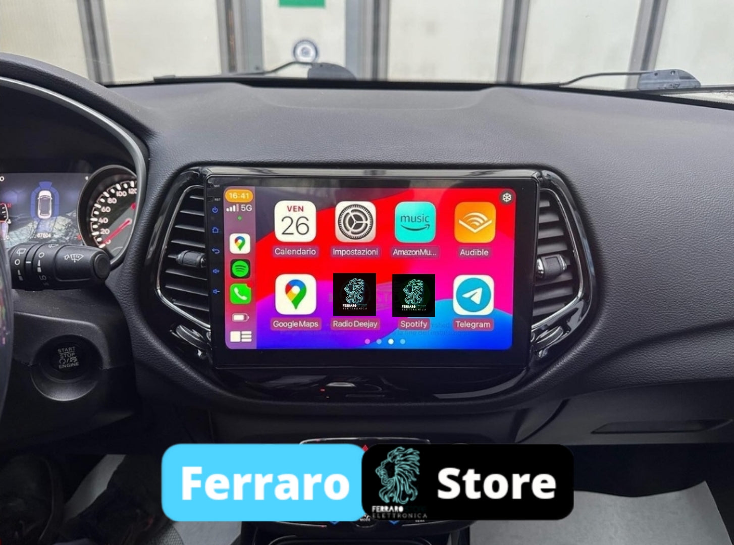 Autoradio per JEEP GRAND CHEROKEE [2014 - 2018] - Sistema auto Intelligente, 2Din 10.1"Pollici, GPS, Navigatore, Wifi