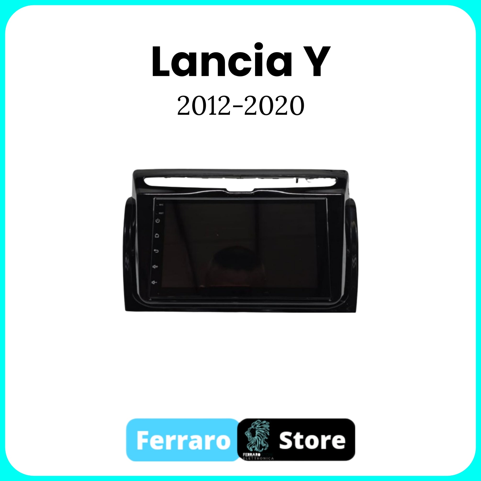 Autoradio per LANCIA Y ELEFANTINO [2012 - 2020] - 2Din 7"Pollici Android, GPS, Bluetooth, Radio, Navigatore, Wifi, PlayStore