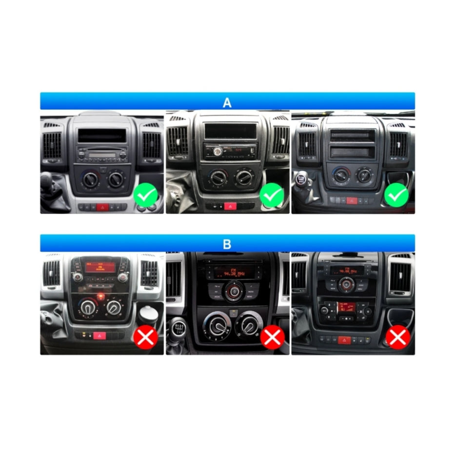 Autoradio per PEUGEOT BOXER [2006 - 2022] - Sistema auto Intelligente, 2Din 9"Pollici, GPS, Navigatore, Wifi