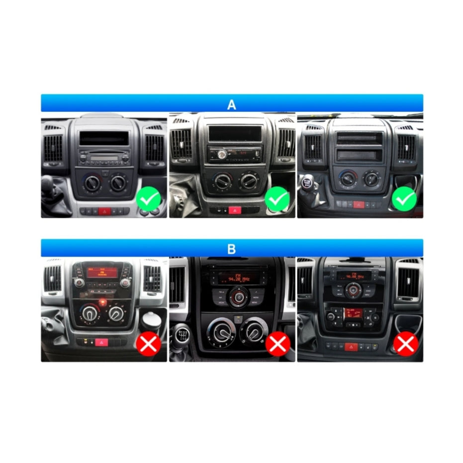 Autoradio per PEUGEOT BOXER [2006 - 2022] - 2GB/4GB/6GB/8GB Sistema auto Intelligente, 2Din 9"Pollici, GPS, Navigatore, Wifi