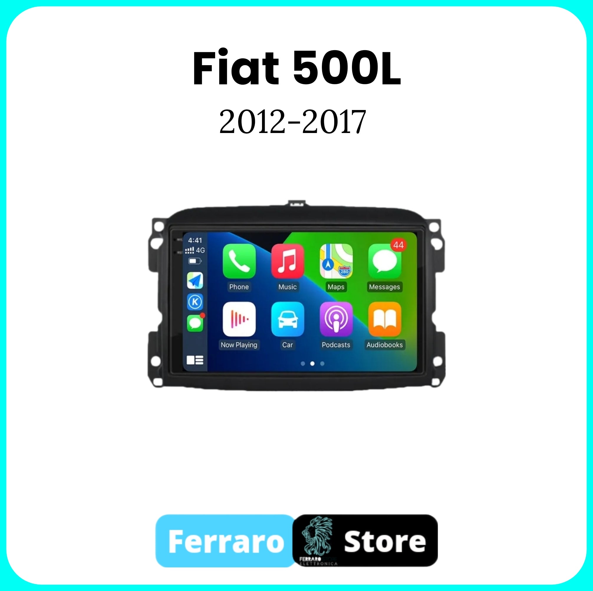 Autoradio per FIAT 500L [2012 - 2017] - Sistema auto Intelligente, 2Din 7"Pollici, GPS, Navigatore, Wifi.