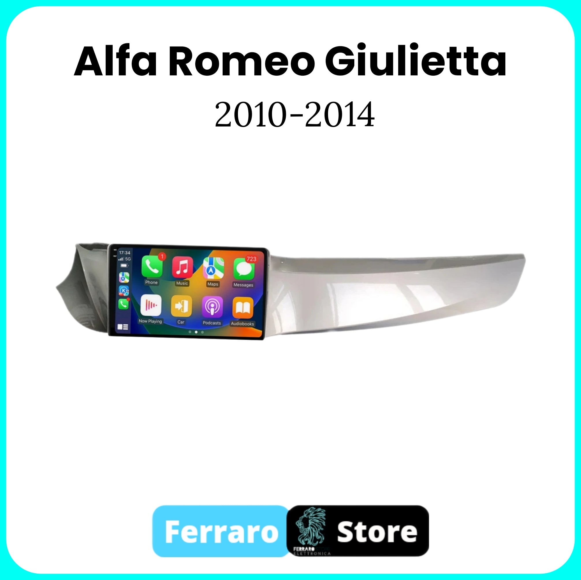 Autoradio per ALFA ROMEO GIULIETTA [2010 - 2014] - 2GB/4GB Ram, Sistema auto Intelligente, 2Din 9"Pollici, GPS, Navigatore, Wifi