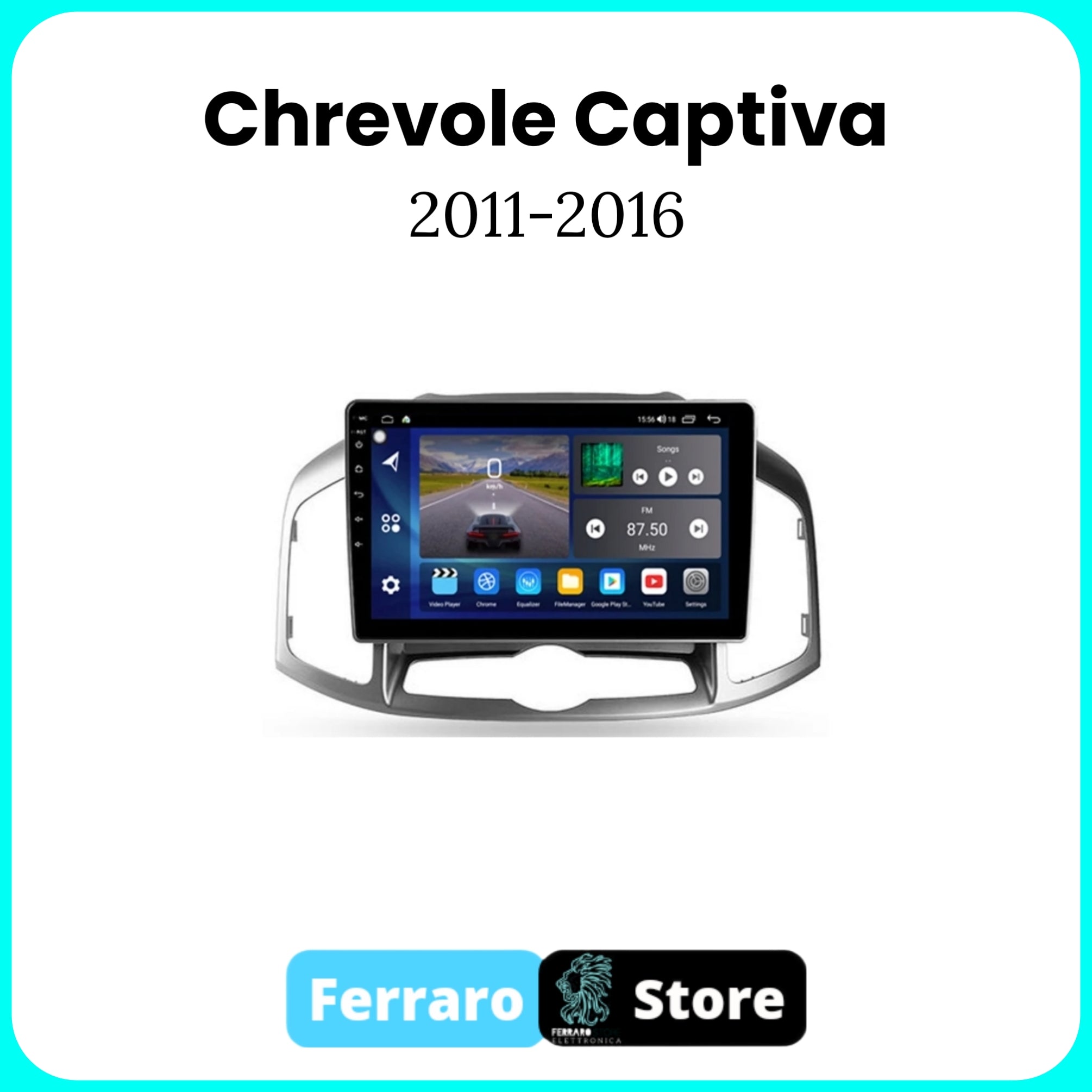 Autoradio per CHREVOLE CAPTIVA [2011 - 2016] - Sistema auto Intelligente, 2Din 10.1"Pollici, GPS, Navigatore, Wifi