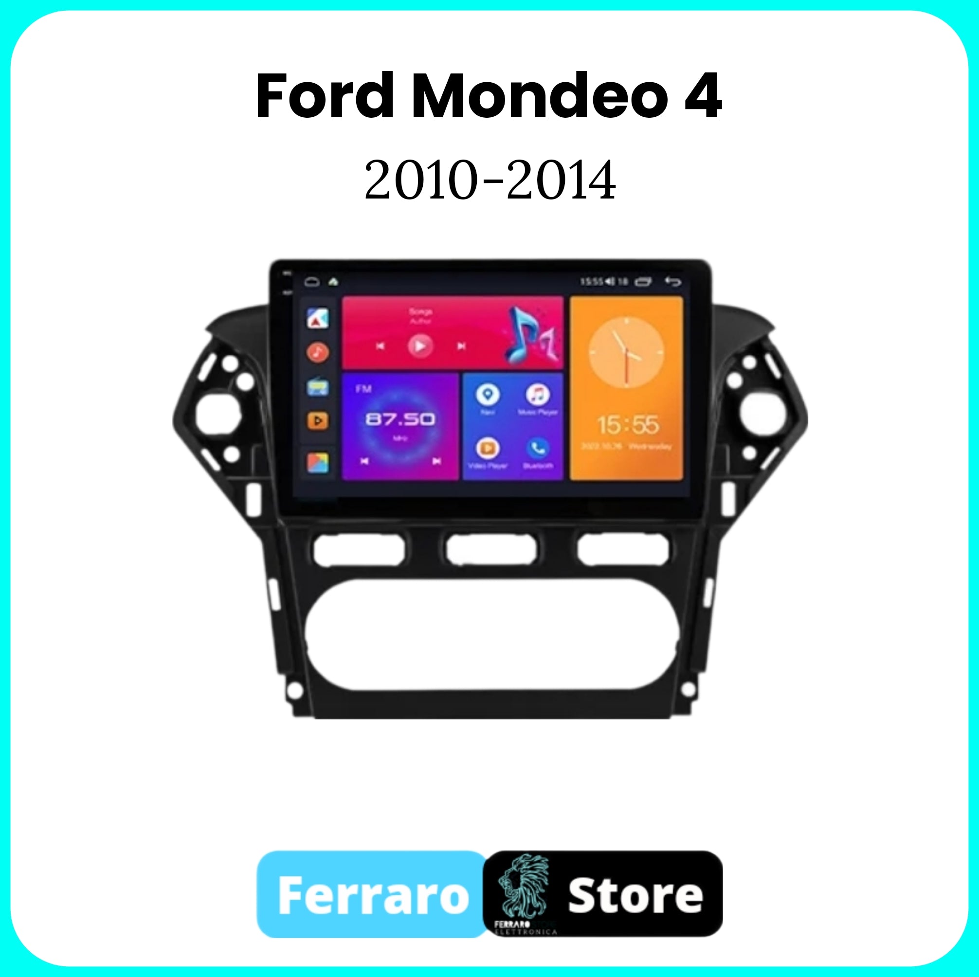 Autoradio per FORD MONDEO 4 [2010- 2014] - Sistema auto Intelligente, 2Din 10.1"Pollici, GPS, Navigatore, Wifi