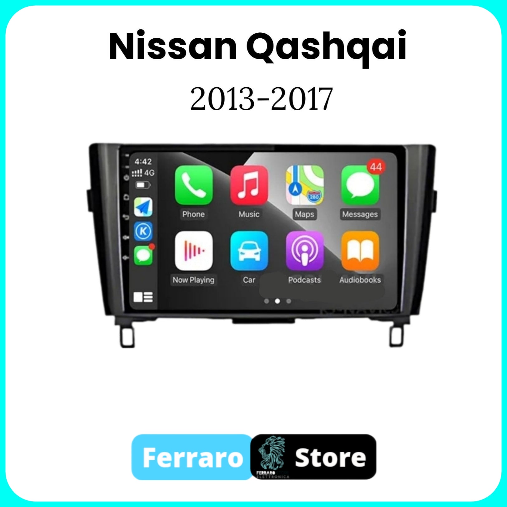Autoradio per NISSAN QASHQAI J11 x-TRAIL 3 T32 NO 360° [2013 - 2017] - 2GB/4GB Sistema auto Intelligente, 2Din 10.1"Pollici, GPS, Navigatore