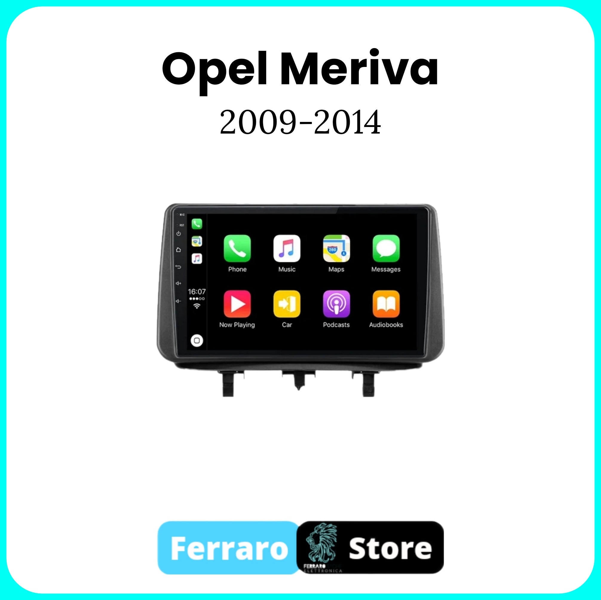 Autoradio per OPEL MERIVA [2009 - 2014] - Autoradio con Sistema Intelligente, GPS, Navigatore, 2Din 9"Pollici, Wifi
