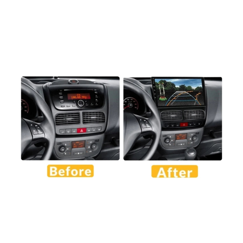 Autoradio per FIAT DOBLO [2010 - 2015] - 2GB/4GB Ram, Sistema auto Intelligente, 2Din 9"Pollici, GPS, Navigatore, Wifi