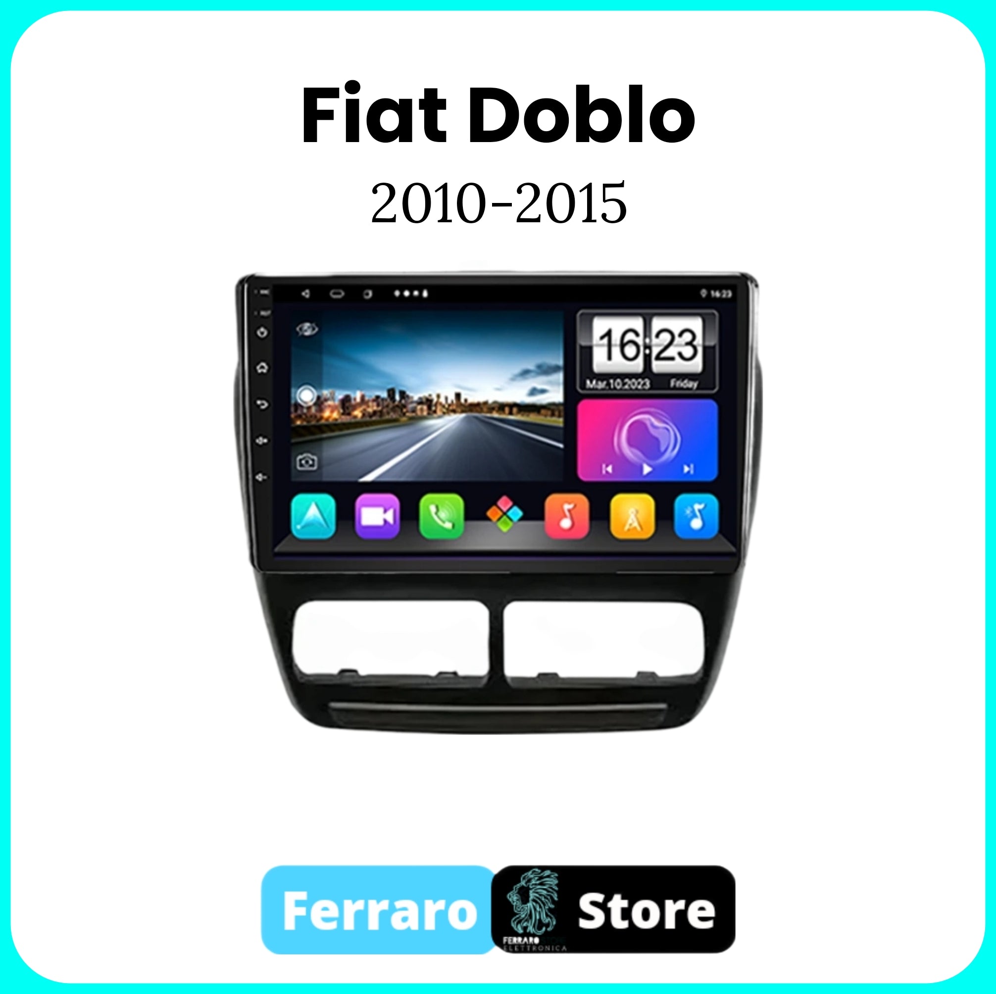 Autoradio dedicate per Fiat Doblo anno 2010 a 2015 Autoradio dedicate per Fiat Doblo anno 2010 a 2015