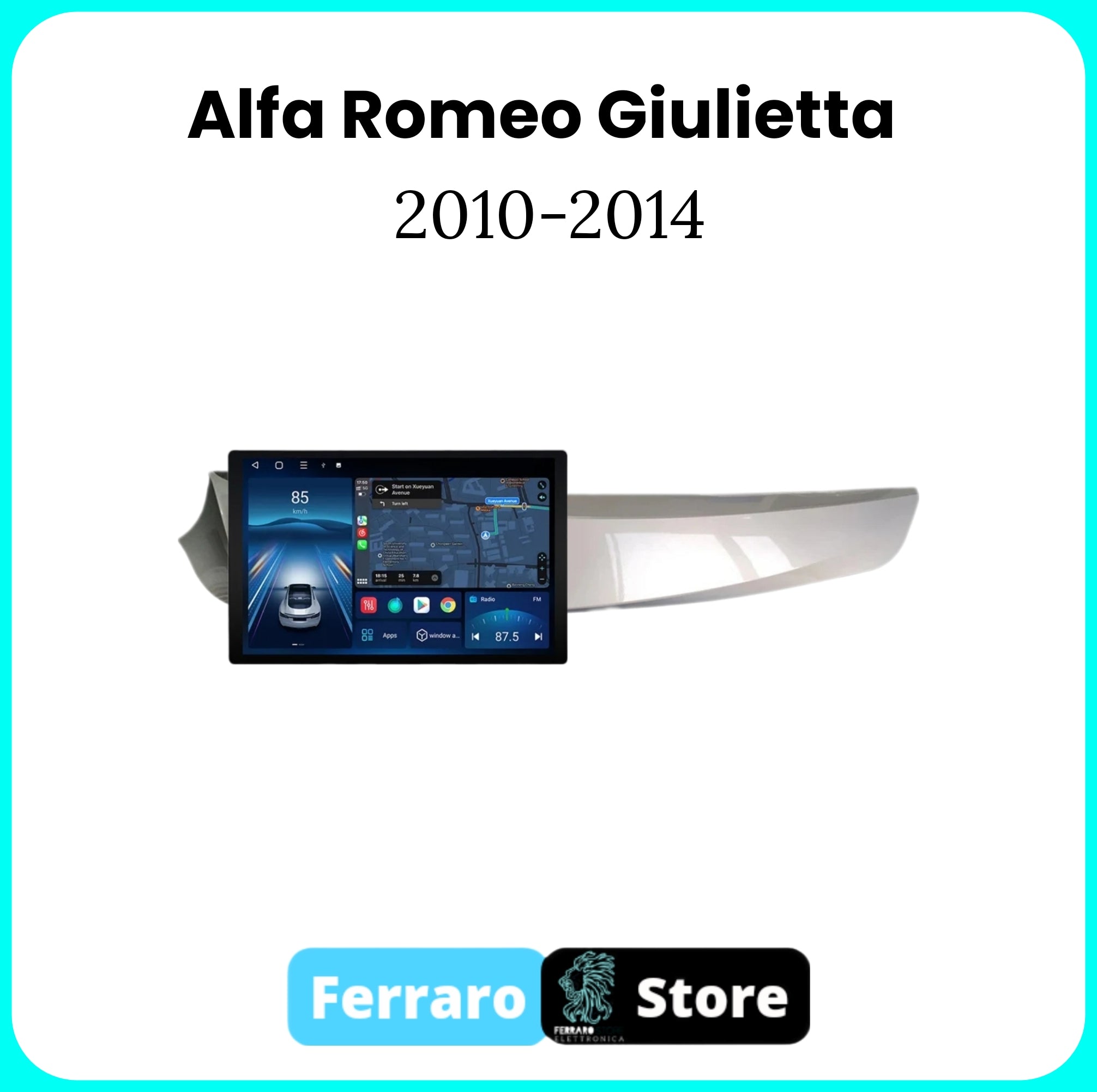 Autoradio per ALFA ROMEO GIULIETTA [2010 - 2014] - 2/32GB Ram, Sistema auto Intelligente, 2Din 11.5"Pollici, GPS, Navigatore, Wifi