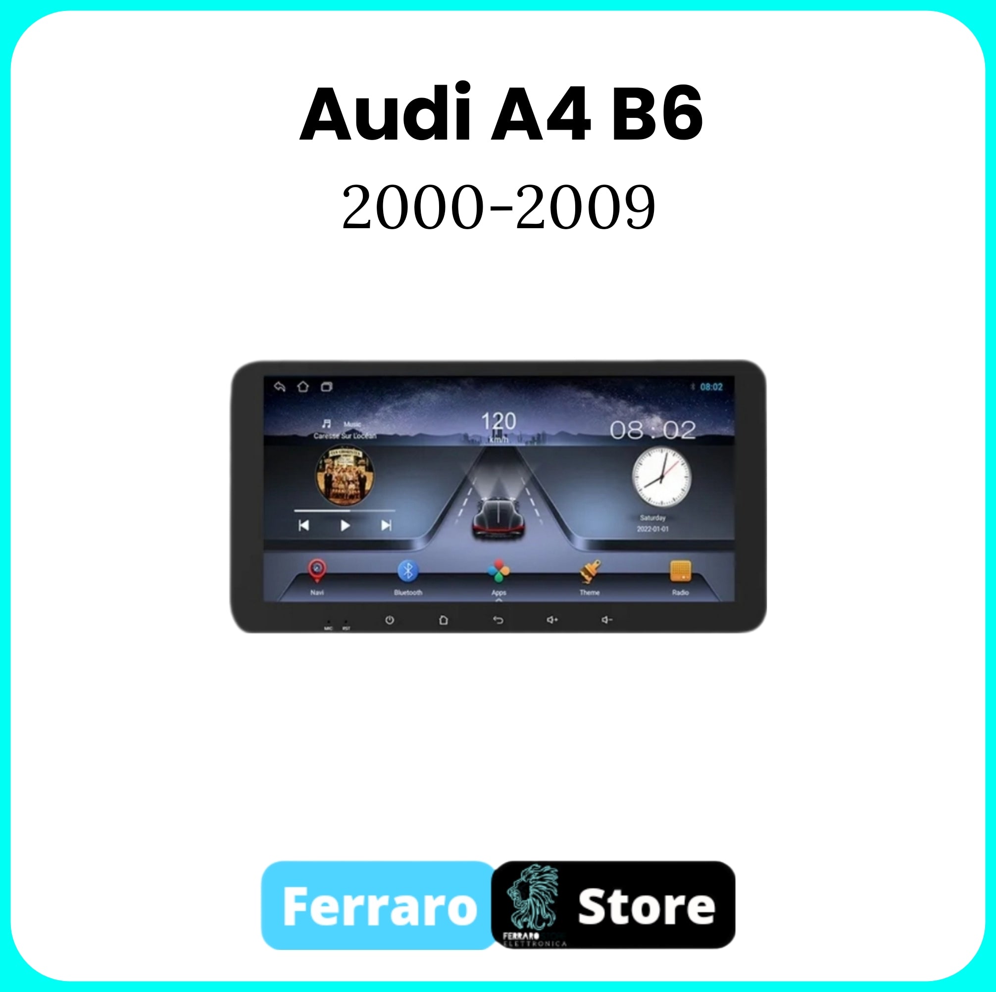 Autoradio per AUDI A4 B6 [2000 - 2009] - 2/32GB Ram, Sistema auto Intelligente, 2Din 10.35"Pollici, GPS, Navigatore, Wifi