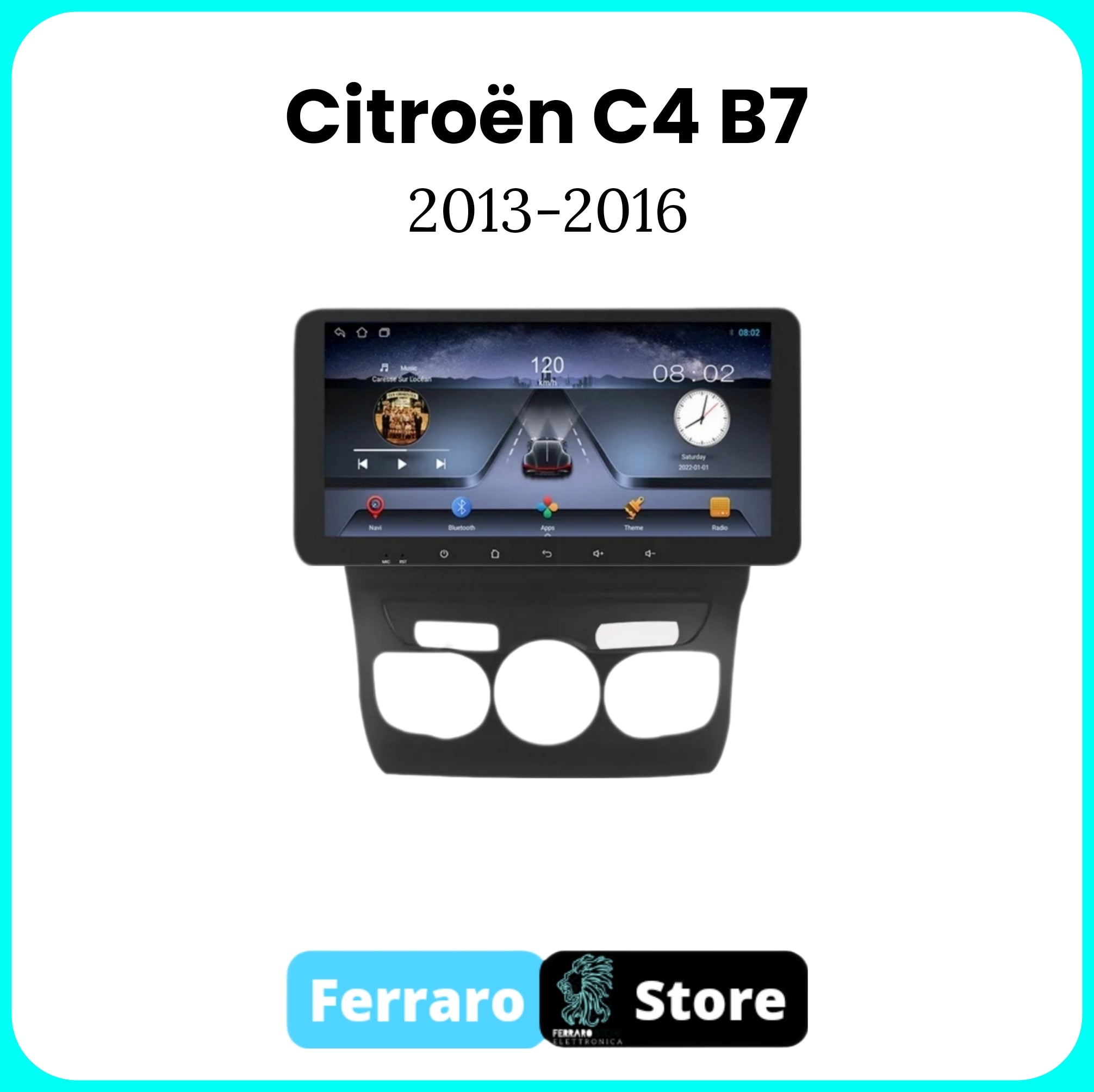 Autoradio per CITROEN C4 B7 [2013 - 2016] - 2/32GB Ram, Sistema auto Intelligente, 2Din 10.35"Pollici, GPS, Navigatore, Wifi