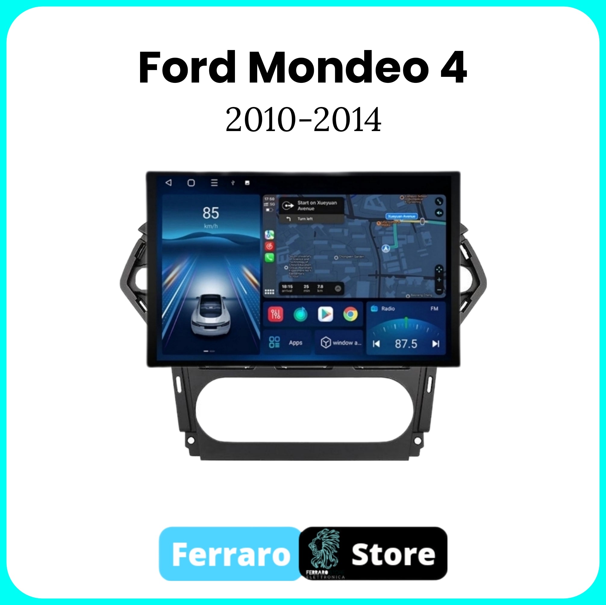 Autoradio FORD MONDEO 4 [2010- 2014] - 2/32GB Ram, Sistema auto Intelligente, 2Din 11.5"Pollici, GPS, Navigatore, Wifi