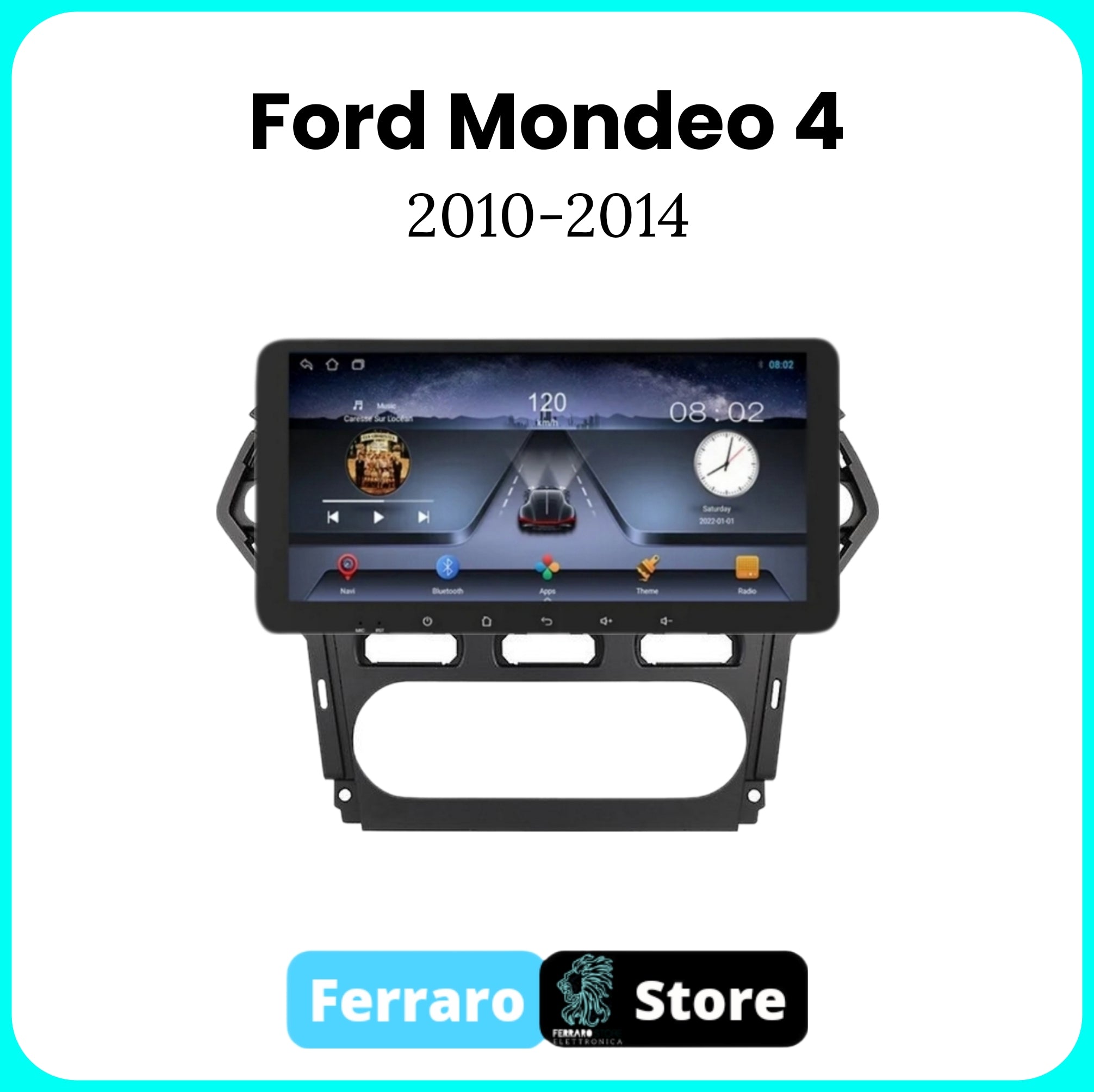 Autoradio FORD MONDEO 4 [2010- 2014] - 2/32GB Ram, Sistema auto Intelligente, 2Din 10.35"Pollici, GPS, Navigatore, Wifi