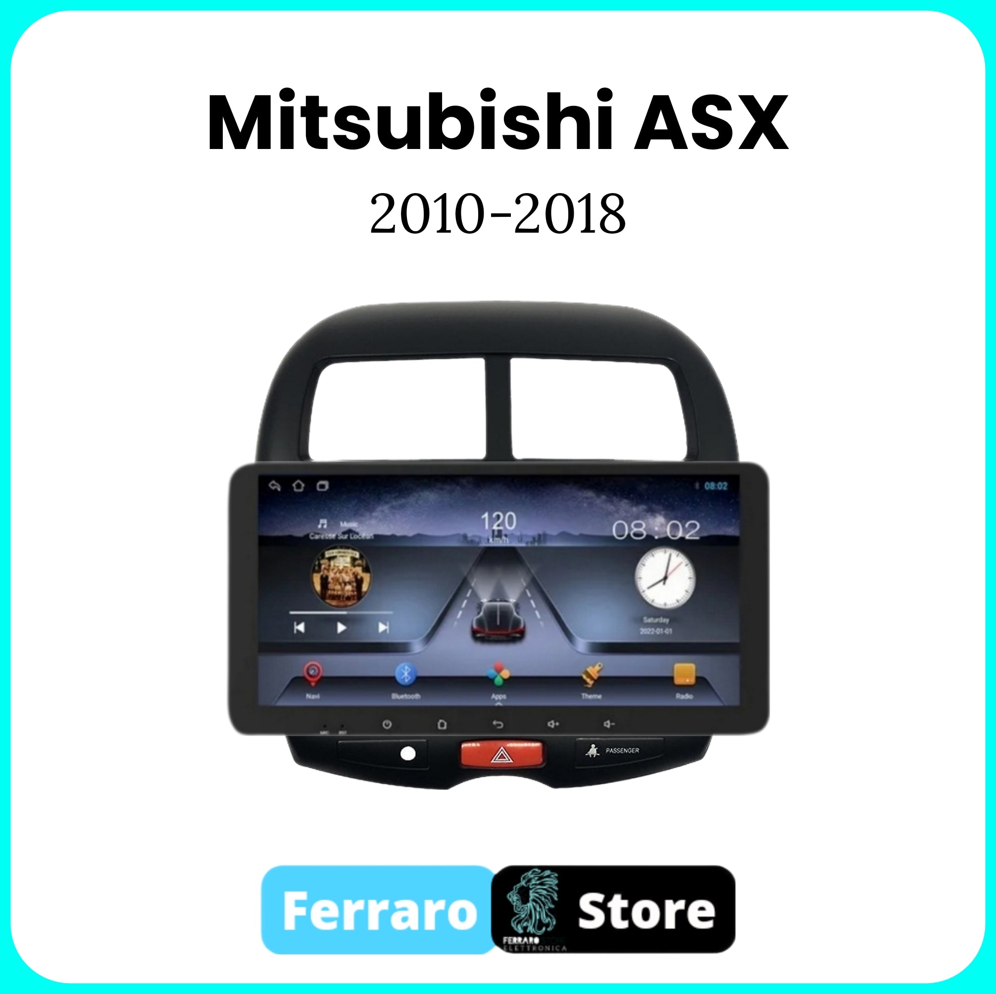 Autoradio per MITSUBISHI ASX [2010-2018] - 2/32GB Ram, Sistema auto Intelligente, 2Din 10.35"Pollici, GPS, Navigatore, Wifi