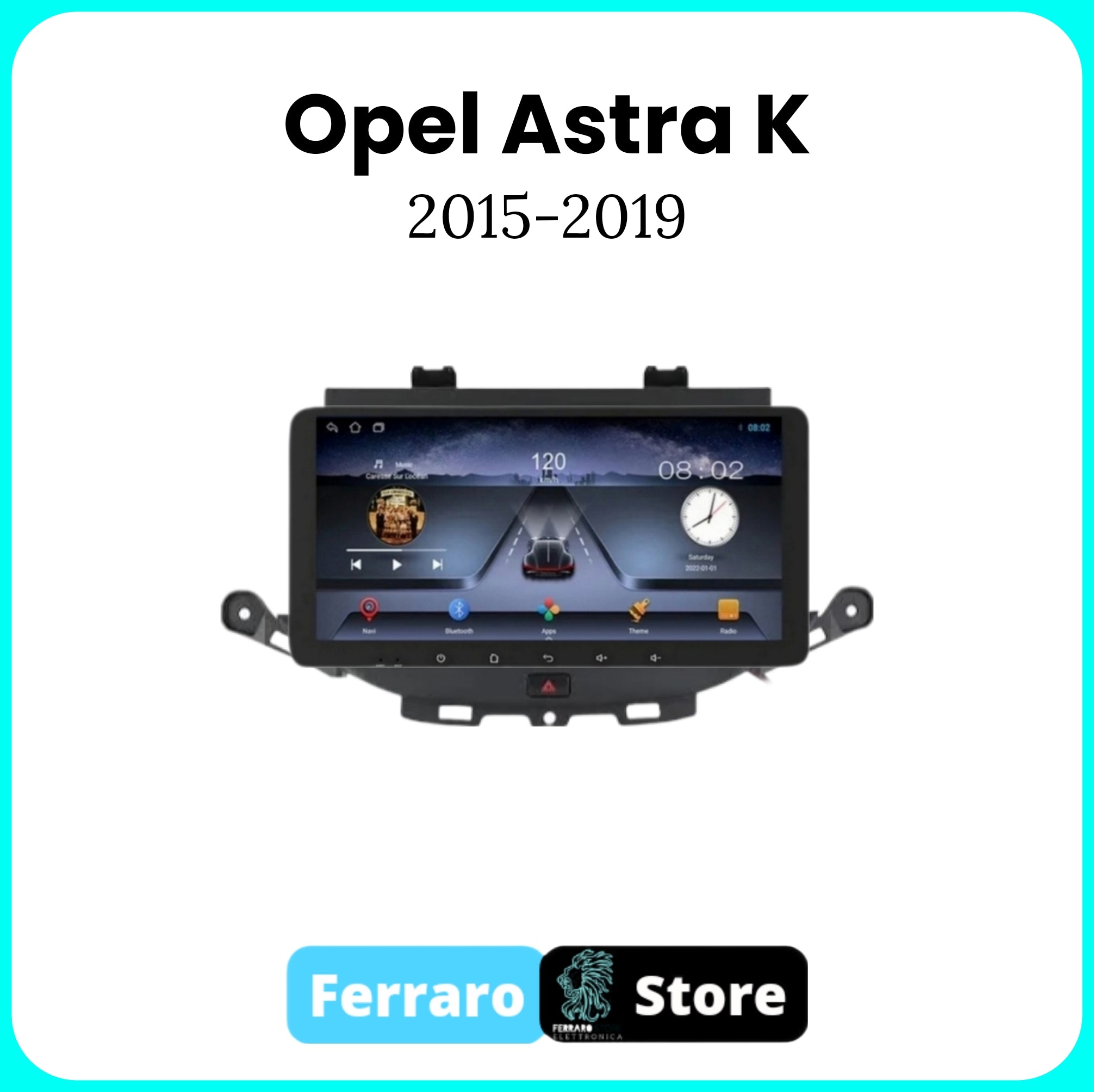 Autoradio per OPEL ASTRA K [2015 - 2019] - 2/32GB Ram, Sistema auto Intelligente, 2Din 10.35"Pollici, GPS, Navigatore, Wifi