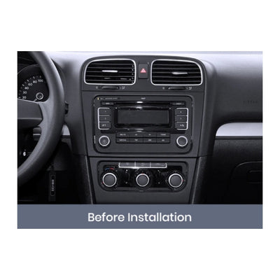 Kit Montaggio Autoradio 9"Pollici Volkswagen Golf MK6 (2008-2012) Mascherina, Cablaggio Autoradio Android