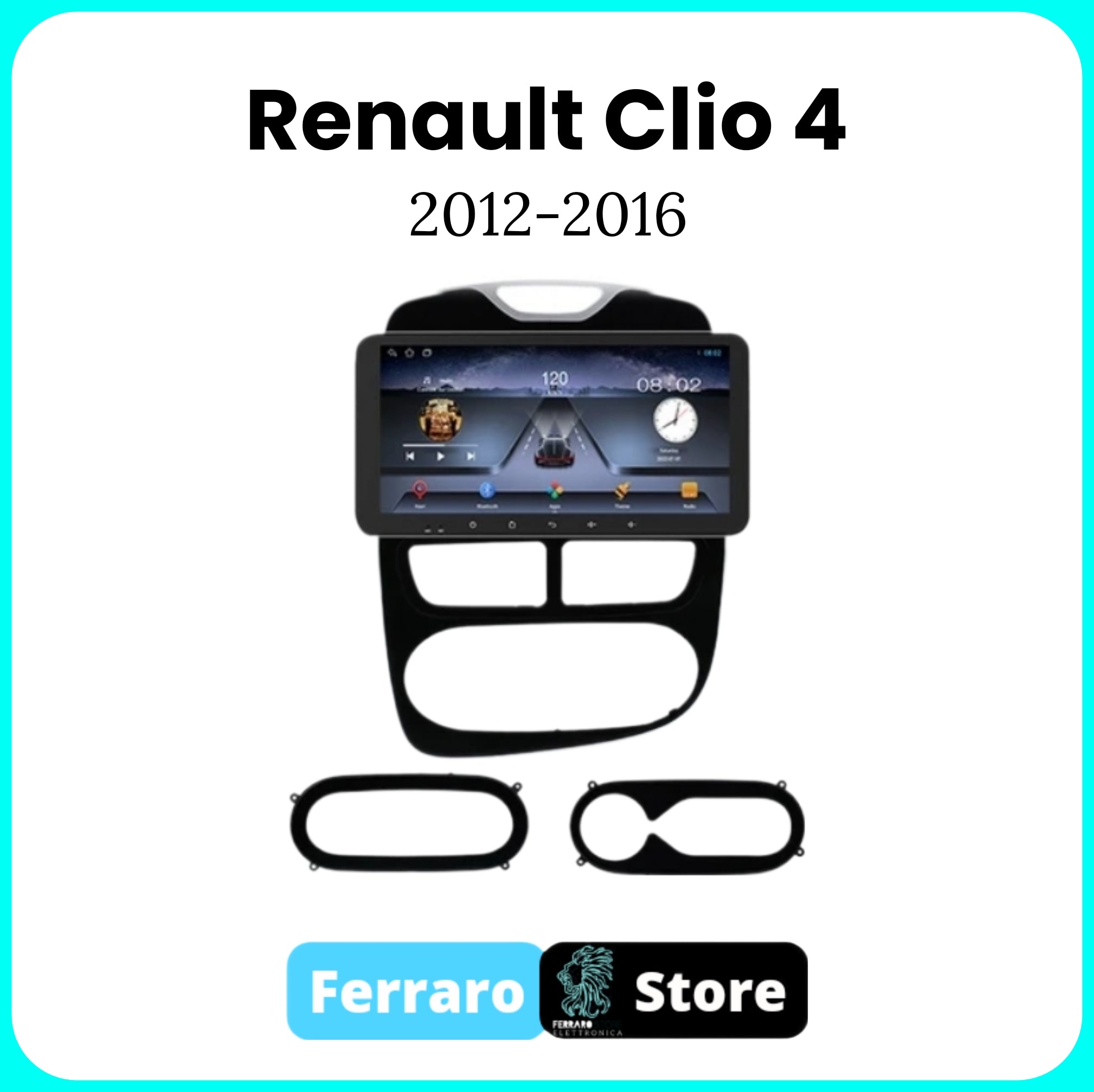 Autoradio per RENAULT CLIO 4 [2012 - 2016] - 2/32GB Ram, Sistema auto Intelligente, 2Din 10.35"Pollici, GPS, Navigatore, Wifi