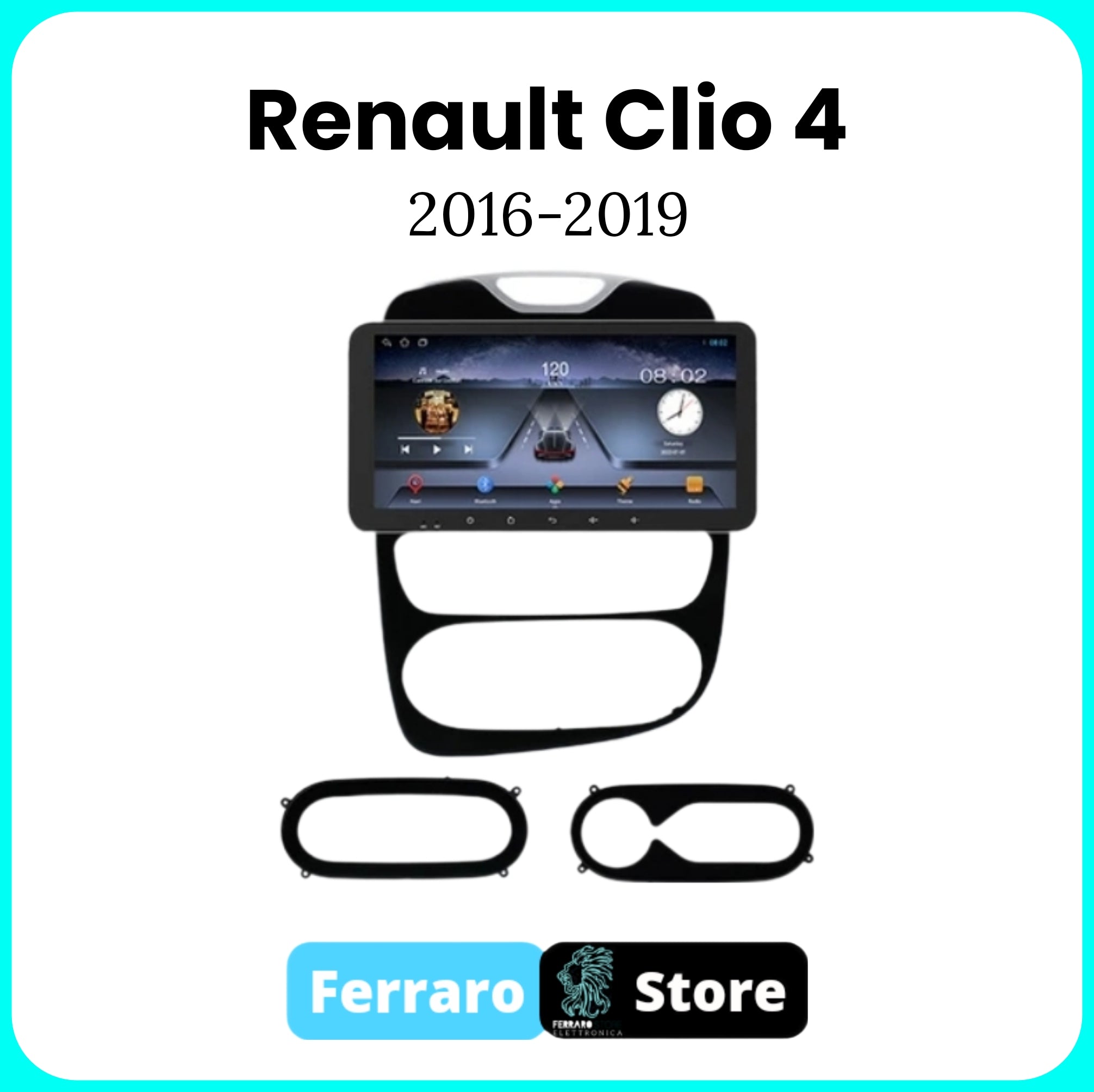 Autoradio per RENAULT CLIO 4 [2016 - 2019] - 2/32GB Ram, Sistema auto Intelligente, 2Din 10.35"Pollici, GPS, Navigatore, Wifi