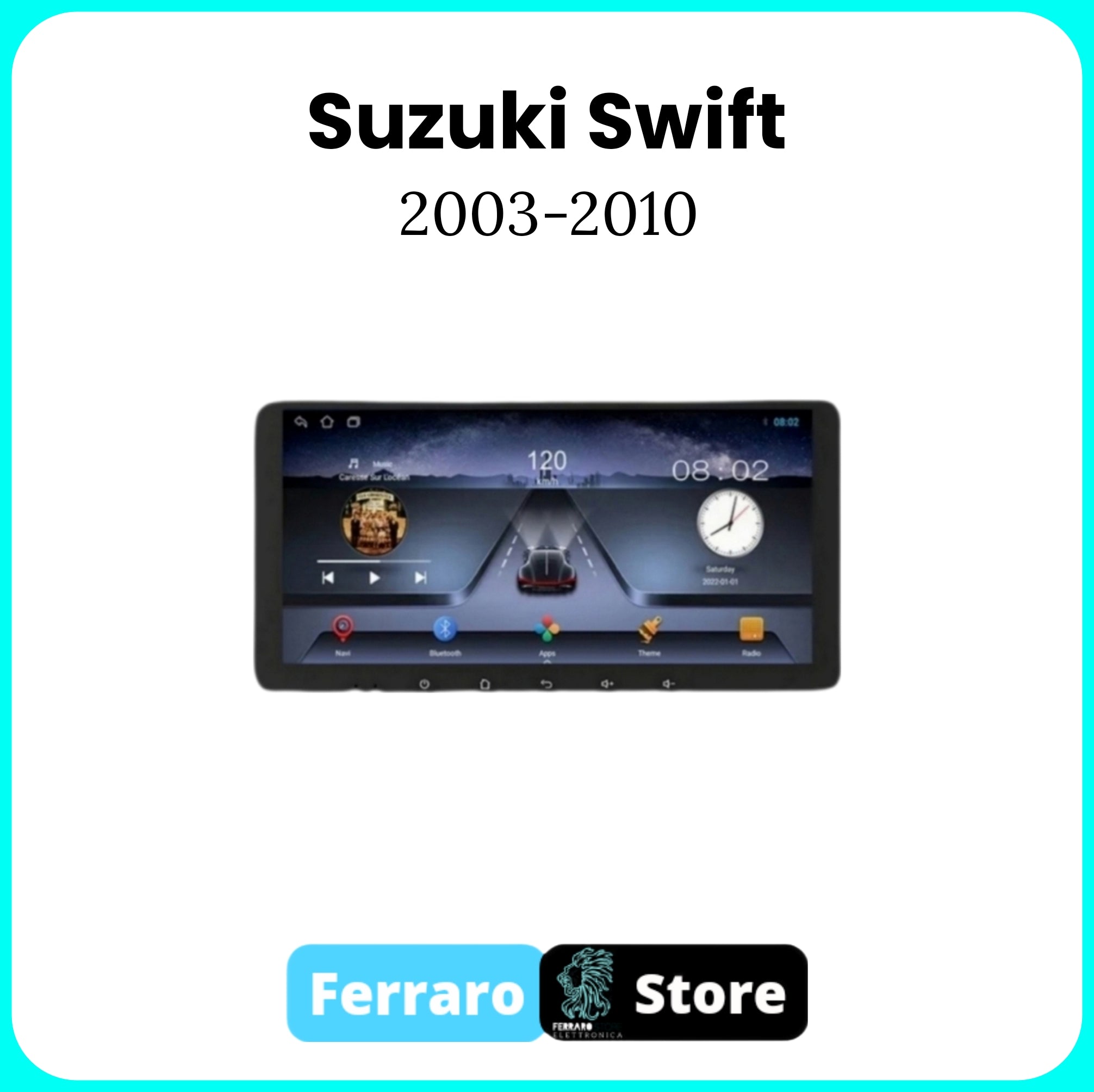 Autoradio per SUZUKI SWIFT [2003 - 2010] - 2/32GB Ram, Sistema auto Intelligente, 2Din 10.35"Pollici, GPS, Navigatore, Wifi