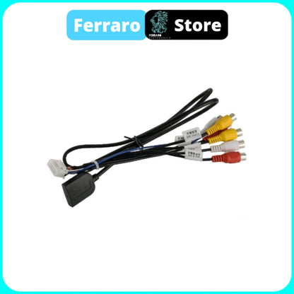 Adattatore Cavo RCA AUX IN/OUT - Interfaccia 20Pin, adatto per Autoradio Android