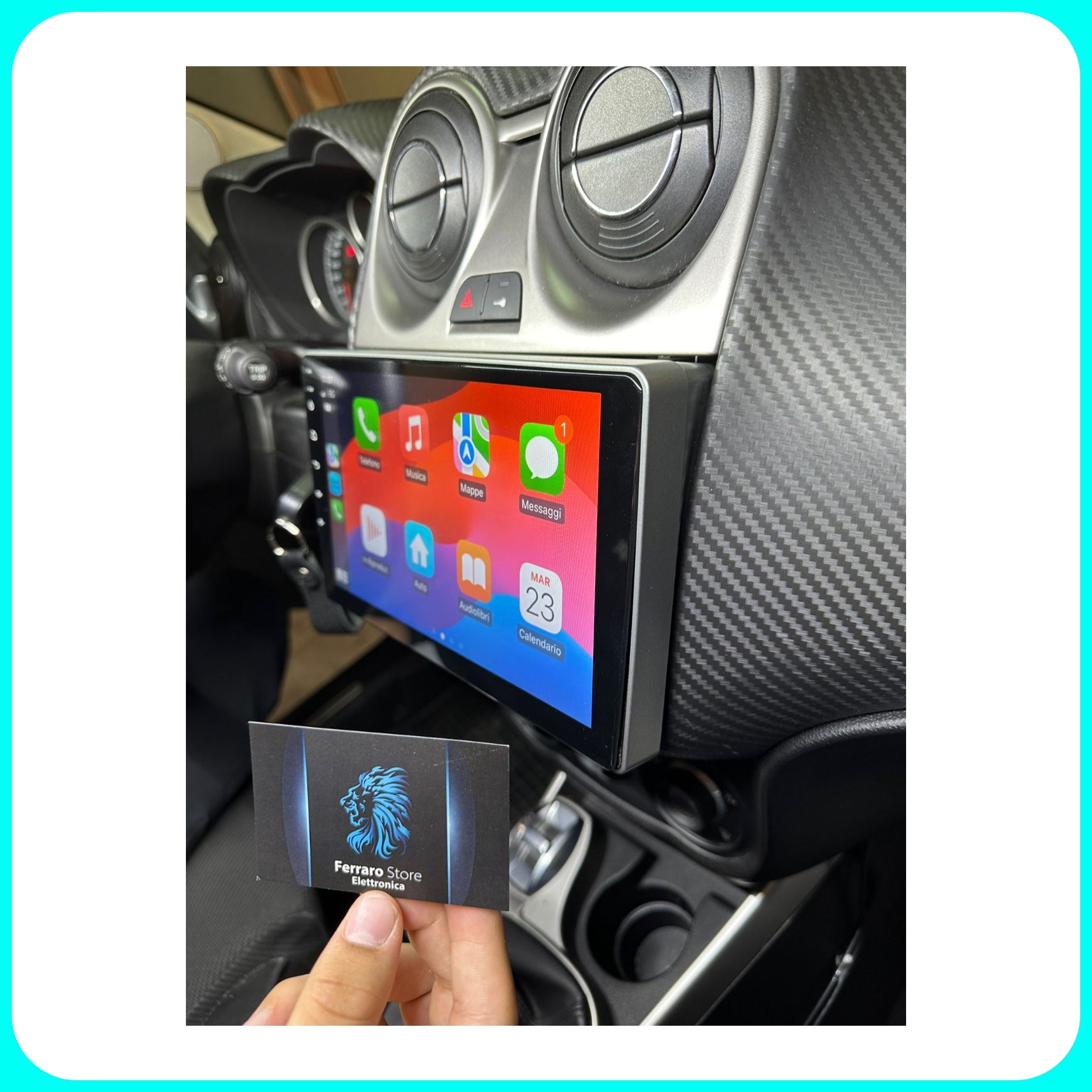 Kit Montaggio Autoradio 9"Pollici AlfaRomeo Mito [2008-2018] - Mascherina, Cablaggio Autoradio Android