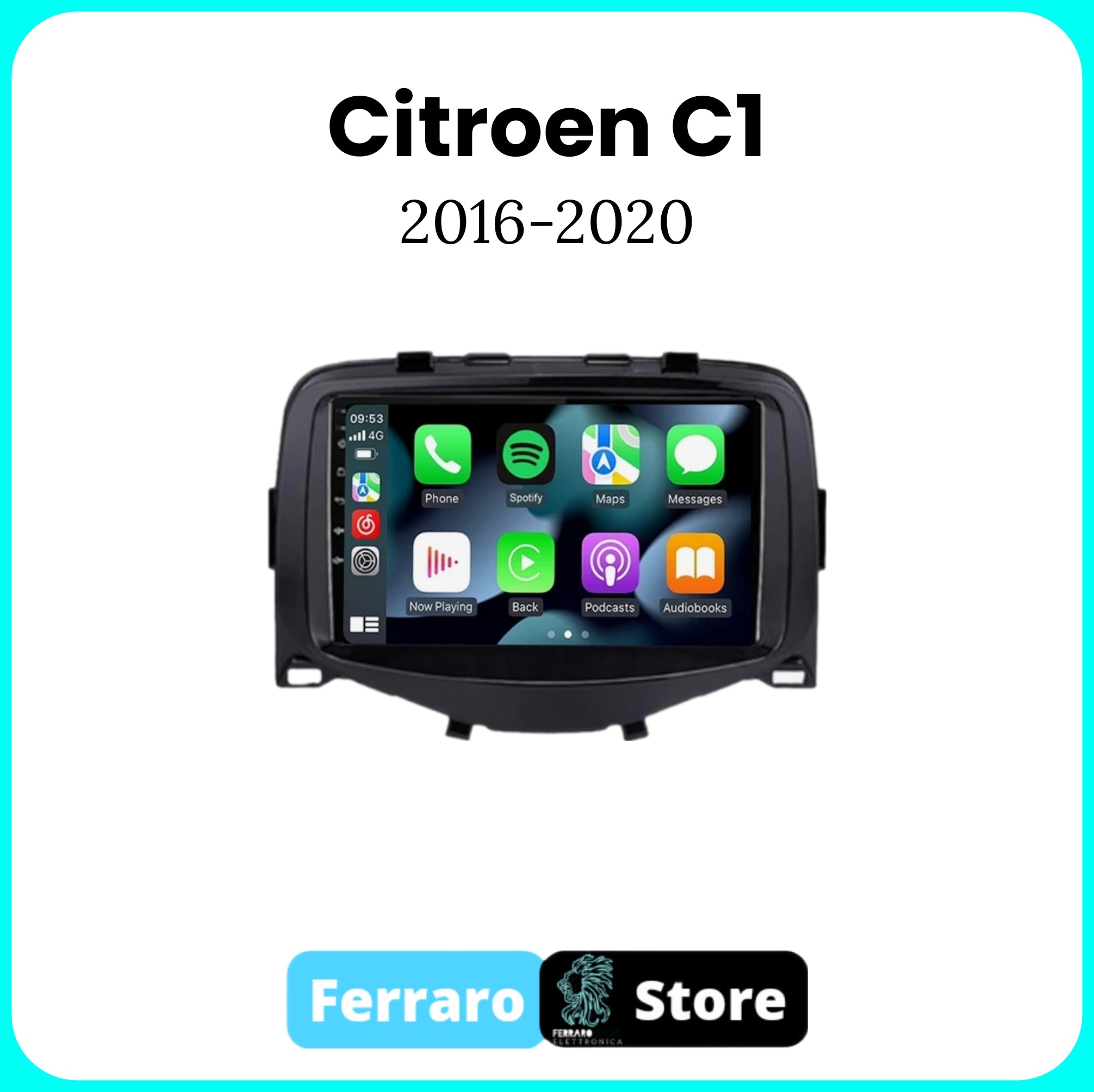 Autoradio per Citroen C1 [2016 - 2020] - 2GB/4GB/6GB, Sistema auto Intelligente, 2Din 7"Pollici, GPS, Navigatore, Wifi.